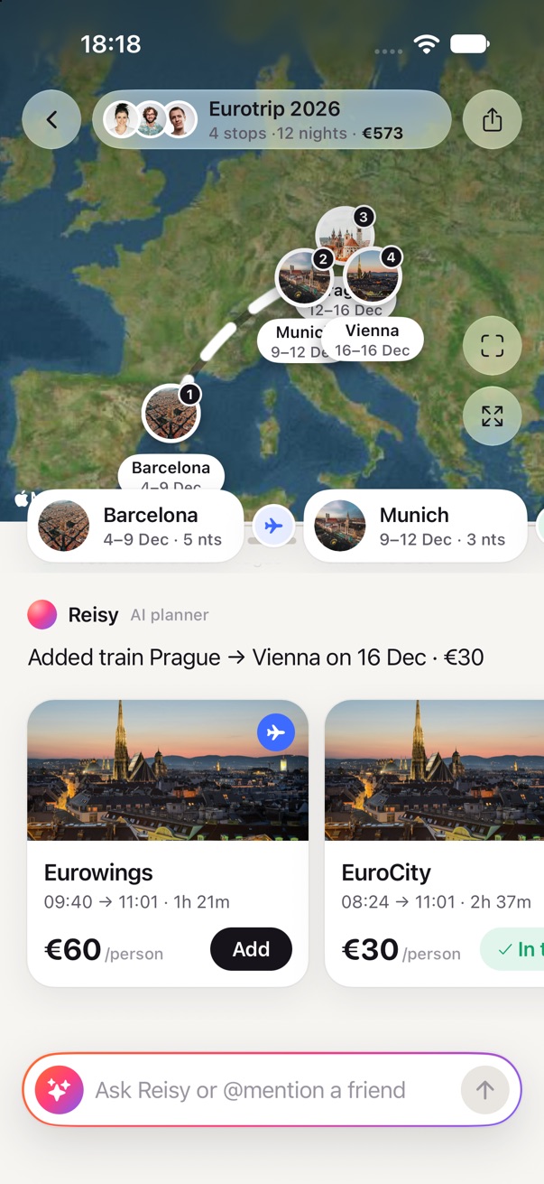 Add Prague after Munich
